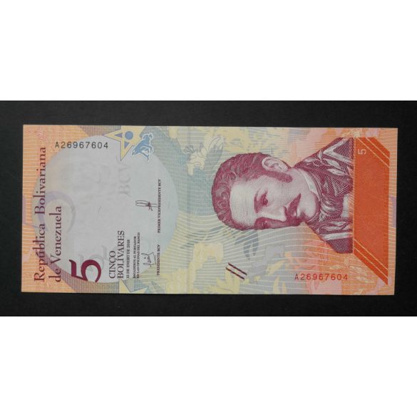 Venezuela 5 Bolivares 2018 Unc