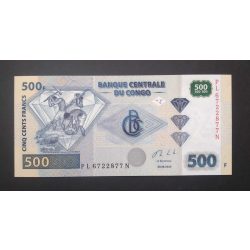 Kongó 500 Francs 2020 UNC 