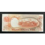 Philippines 20 Piso 1969 UNC