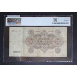 Netherlands 20 Gulden 1926 VF, PMG graded banknote