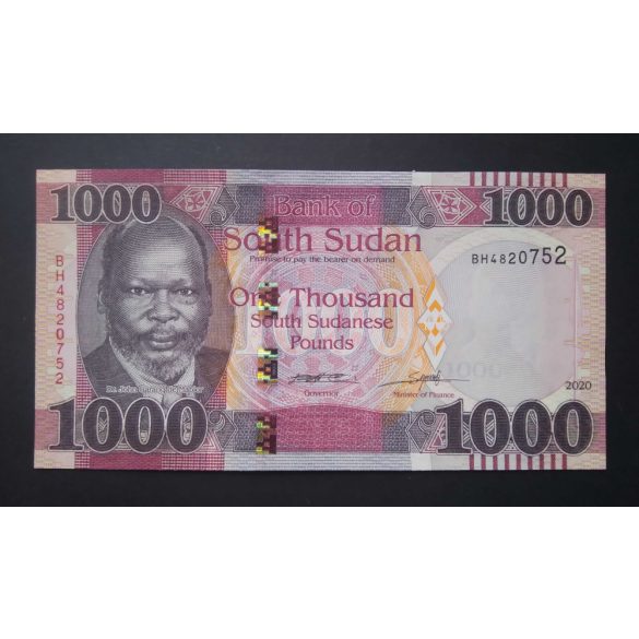 South Sudan 1000 Pounds 2020 UNC