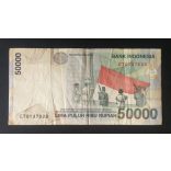 Indonesia 50000 Rupiah 1999 F