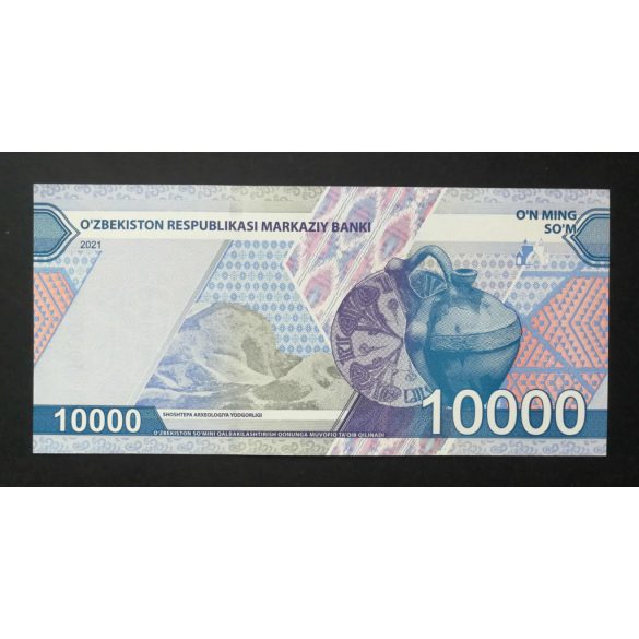 Üzbegisztán 10000 Som 2021 UNC 