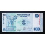 Congo 100 Francs 2022 Unc