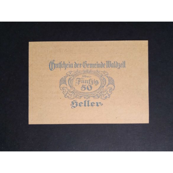 Austria 50 Heller 1920 Unc Waldzell 