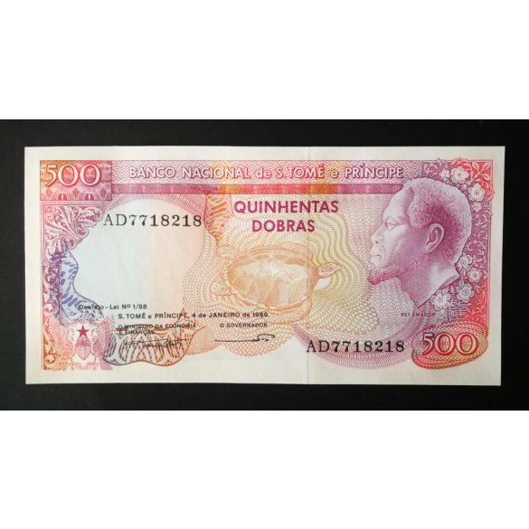 Sao Tome and Principe 500 Dobras 1989 UNC