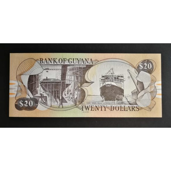 Guyana 20 Dollars 2018 UNC