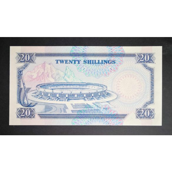 Kenya 20 Shillings 1989 Unc