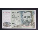 Spain 1000 Pesetas 1979 Unc