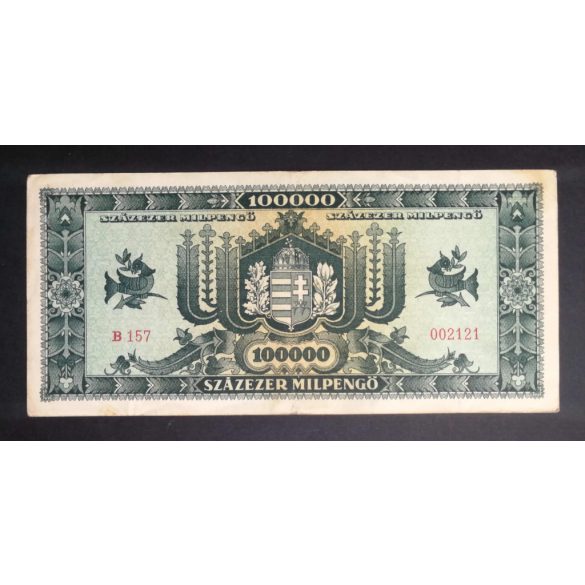 Hungary 100000 Milpengő 1946 VF-