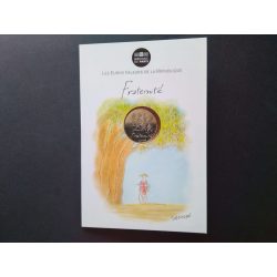   France 10 Euro 2014 Fraternité commemorative coin in decorative packaging