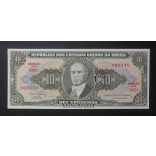 Brazil 10 Cruzeiros/1 Centavo 1966 UNC