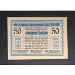 Austria 50 Heller 1920 Unc Senftenbach 