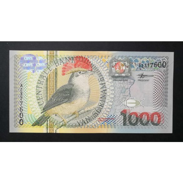 Suriname 1000 Gulden 2000 aUNC+