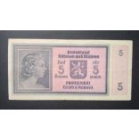 Cseh-Morva Protektorátus 5 Korun 1940 VF