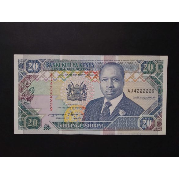 Kenya 20 Shillings 1994 UNC-