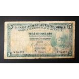 Albania 5 Franka Ari 1926 VG+