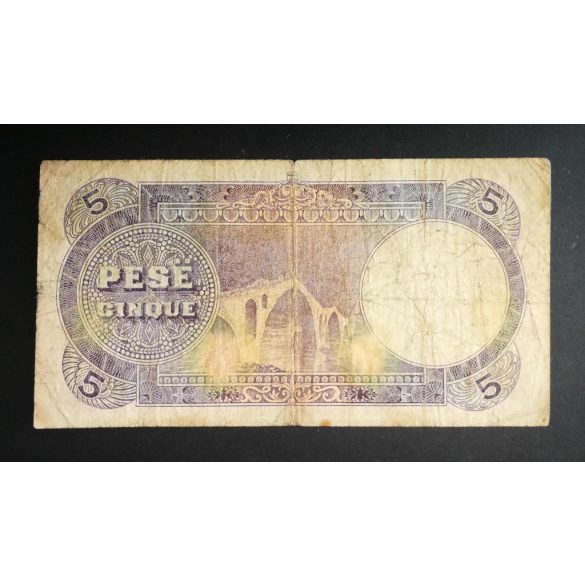 Albania 5 Franka Ari 1926 VG+