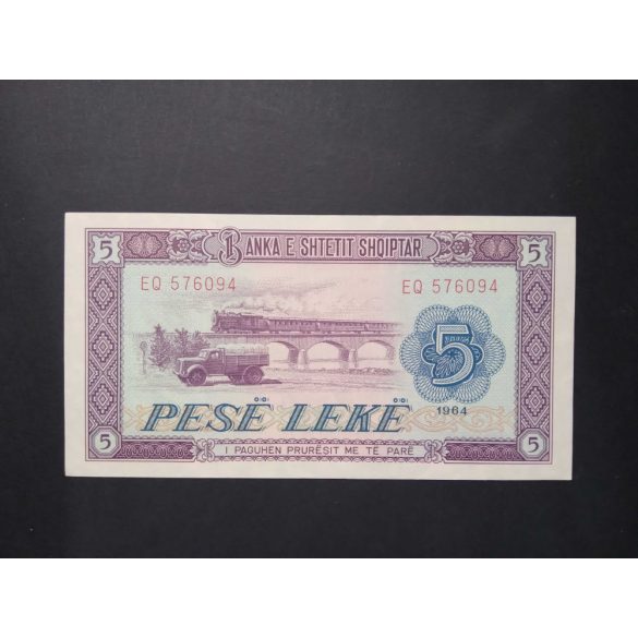 Albania 5 Leke 1964 Unc-