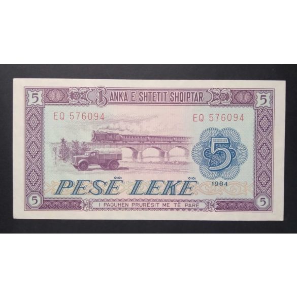 Albania 5 Leke 1964 Unc-