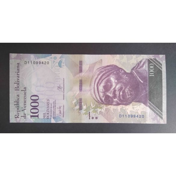 Venezuela 1000 Bolivares 2017 Unc 