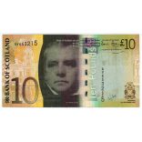 Scotland 10 Pounds 2007 VF+
