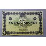 Hungary 20 Crown 1916 Csót, Prisoner of War Camp VF+