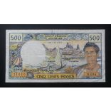 French Pacific Territories 500 Francs 2007 F