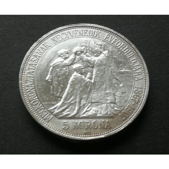 Hungary Ferenc József 5 Crown KB 1907 24 g silver