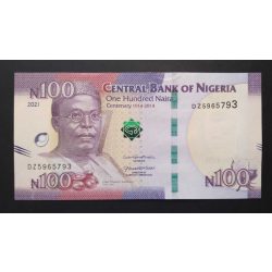 Nigéria 100 Naira 2021 UNC-