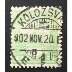 Hungary 1900 TURUL 5 F. perf. 12 : 11 3/4 KOLOZSVÁ(R) used
