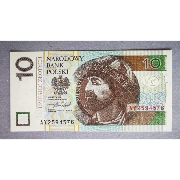 Lengyelország 10 Zlotych 2016 Unc