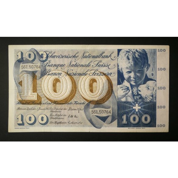Switzerland 100 Francs 1967 VF