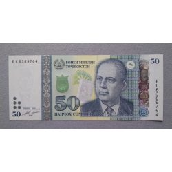 Tádzsikisztán 50 Somoni 2018 Unc