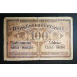 Germany 100 Mark KOWNO Poland, Lithuania, Latvia occupation 1918 F