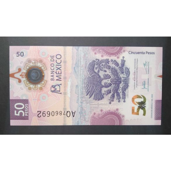 Mexikó 50 Pesos 2022 UNC 