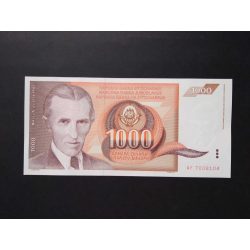 Yugoslavia 1000 Dinara 1990 Unc