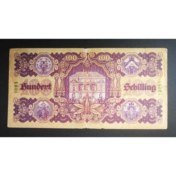 Ausztria 100 Schilling 1927 F-