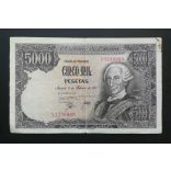 Spain 5000 Pesetas 1976 F+