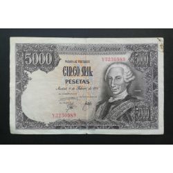 Spain 5000 Pesetas 1976 F+