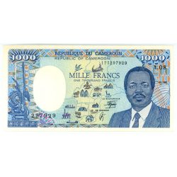 Cameroon 1000 Francs 1992 UNC-