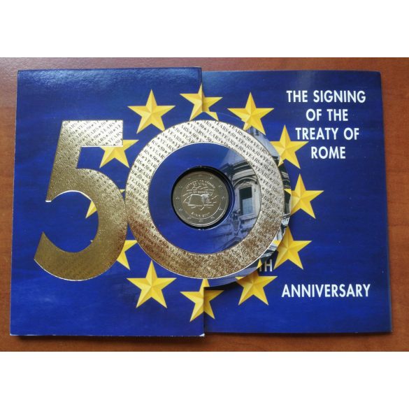 Írország 9 db-os euro szett 2007 50 éves a római szerződés díszcsomagolásban