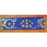 Írország 9 db-os euro szett 2007 50 éves a római szerződés díszcsomagolásban