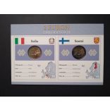 EU 2 Euro 2 db-os emlékérme szett Unc