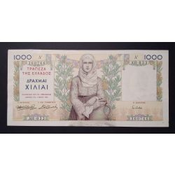 Greece 1000 Drachma 1935 restored