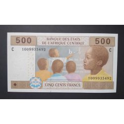 Közép-Afrikai Államok Csád 500 Francs 2017 UNC 