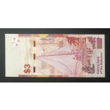 Bahamas 3 Dollars 2019 UNC