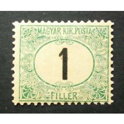 Hungary 1903 Green PORTO 1 f. perf S11 3/4: 12 * MH