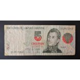 Argentina 5 Pesos 1995 F