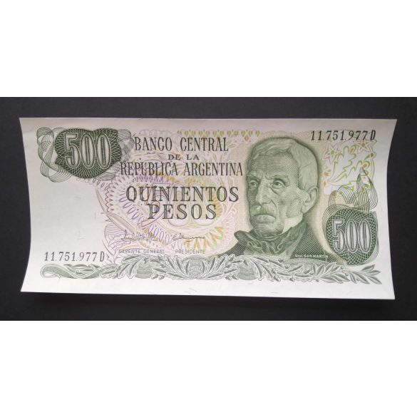 Argentina 500 Pesos 1982 Aunc